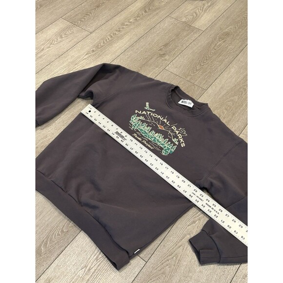 PARKS PROJECT National Parks Organic Crewneck Grey Crewneck Sweater XXL Outdoors - Picture 4 of 7